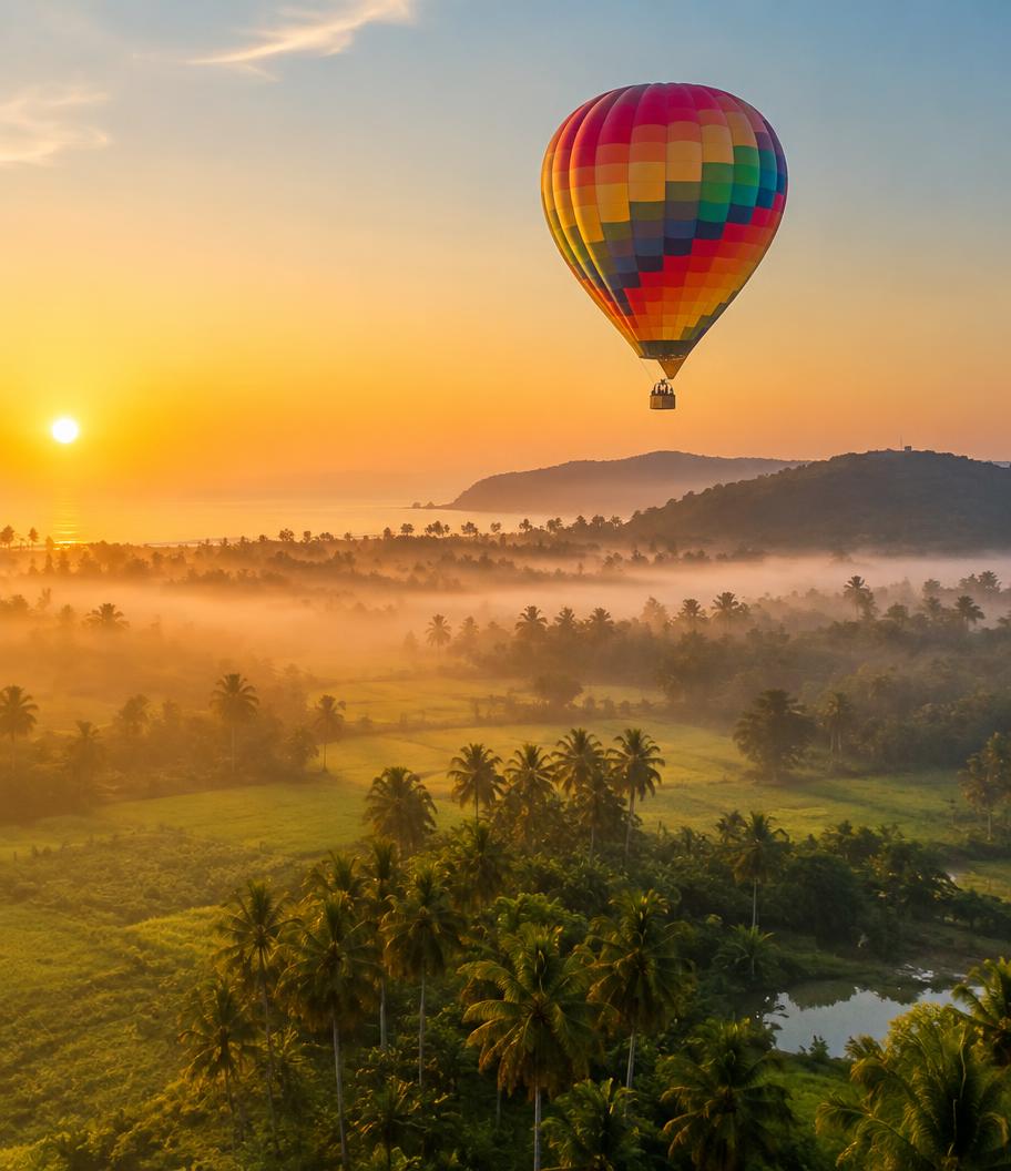 Sunrise balloon ride